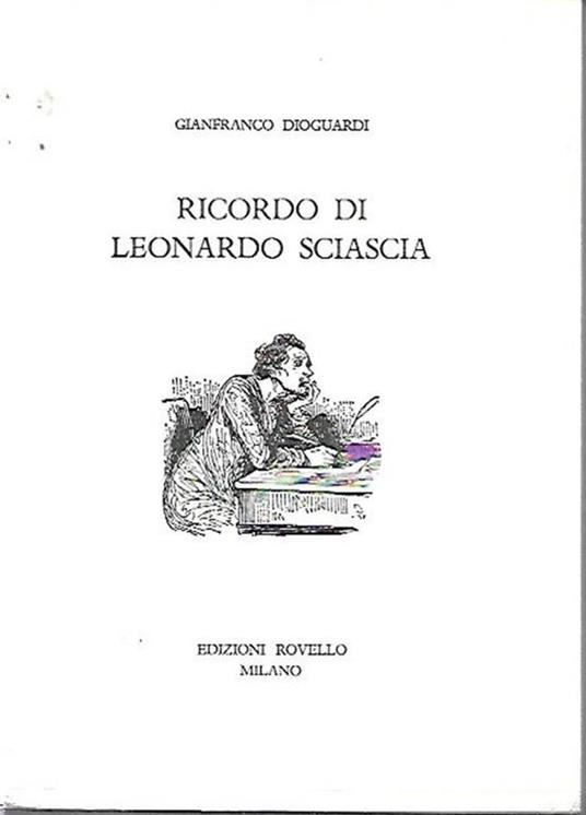 Ricordo di Leonardo Sciascia - Gianfranco Dioguardi - copertina