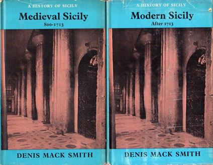 Medival and Modern Sicily (2 volumi) - Denis Mack Smith - copertina