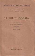Studi di poesia di Attilio Momigliano. Terza edizione riveduta e accresciuta
