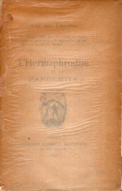 L' Hermaphrodite - copertina