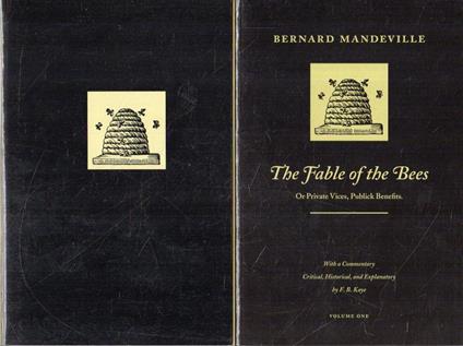 The fable of the bees (2 vol.) - Bernard Mandeville - copertina