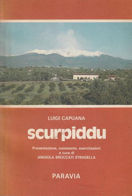 Scurpiddu - Luigi Capuana - copertina
