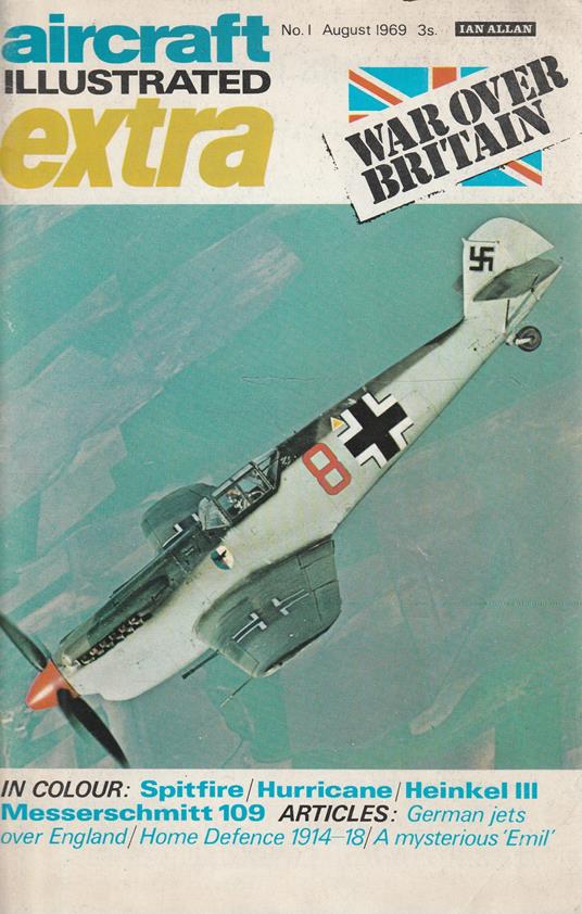 Aircraft illustrated extra No. 1 August 1969 War over Britain - copertina