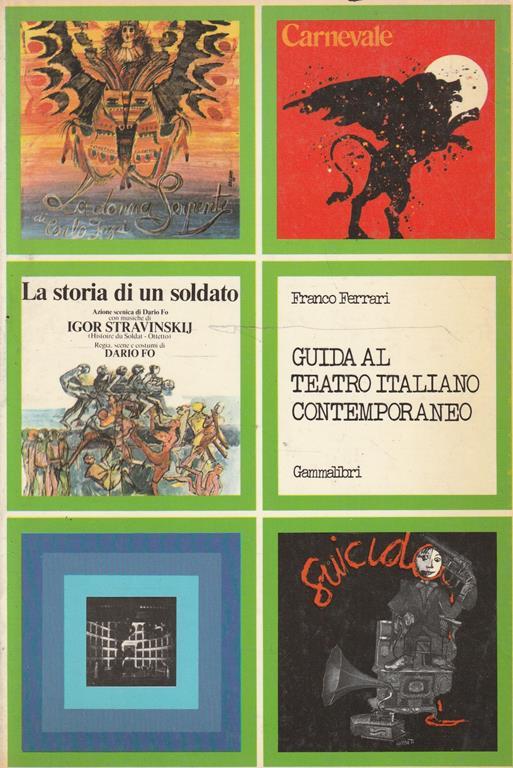 Guida al teatro italiano contemporaneo - F. Ferrario - copertina