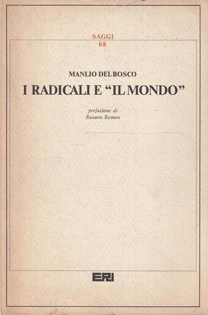 I radicali e "il mondo" - copertina