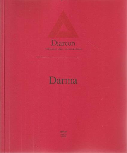 Diarcon Diffusione Arte Contemporanea: Darma - copertina