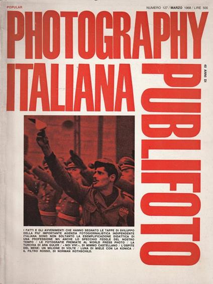 Popular Photography Italiana n° 127 marzo 1968 - copertina