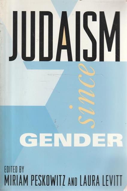 Judaism Since Gender - copertina