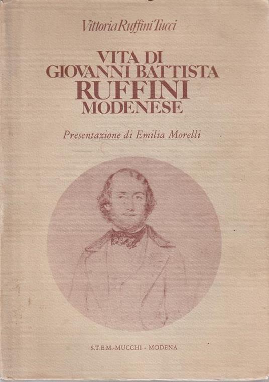 Vita di Giovanni Battista Ruffini modenese - copertina