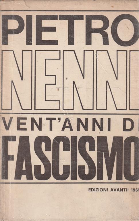 Autografato da Craxi! Vent'anni di fascismo - copertina