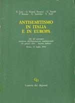 Antisemitismo in Italia e in Europa