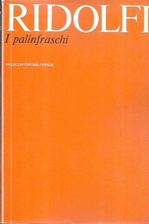 I Palinfraschi - Roberto Ridolfi - copertina