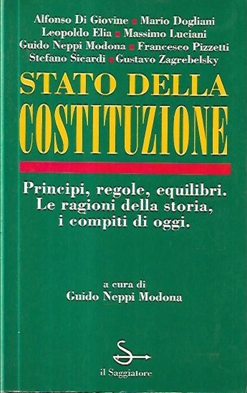 Stato della Costituzione - copertina