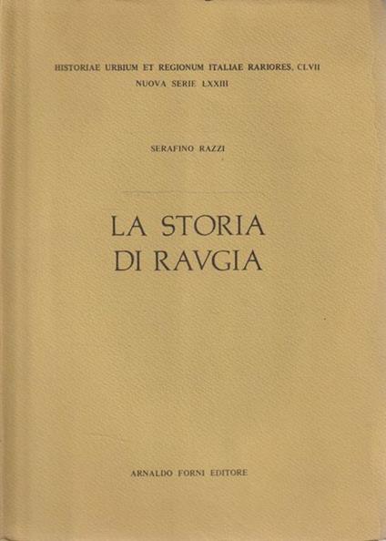 La storia di Ravgia di Serafino Razzi - copertina