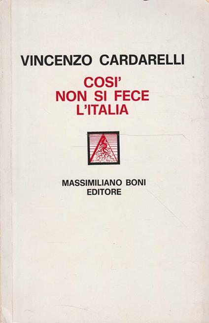 Così non si fece l'Italia - copertina