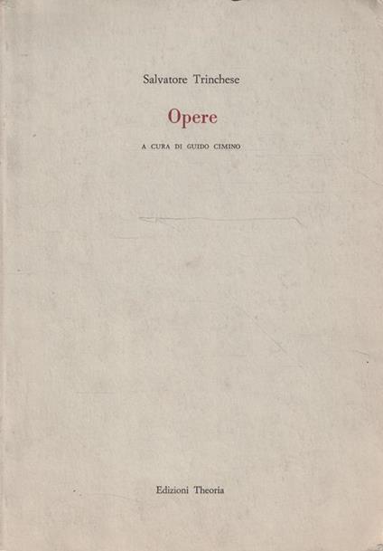 Opere - copertina