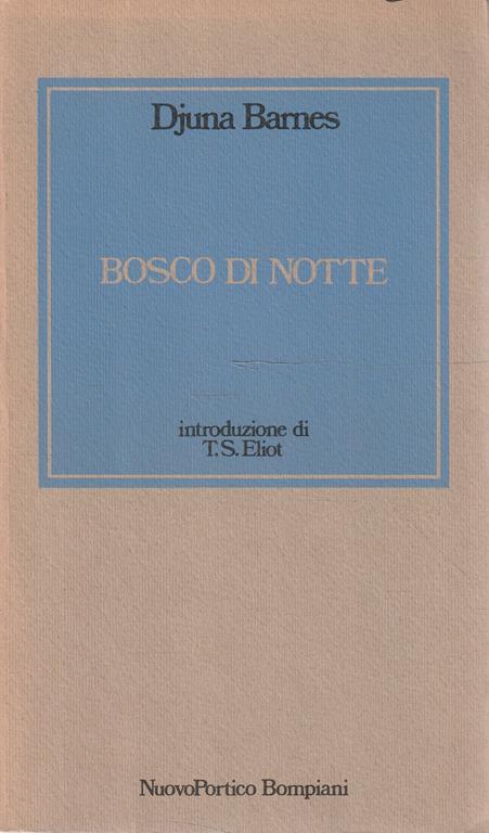 Bosco di notte - Djuna Barnes - copertina