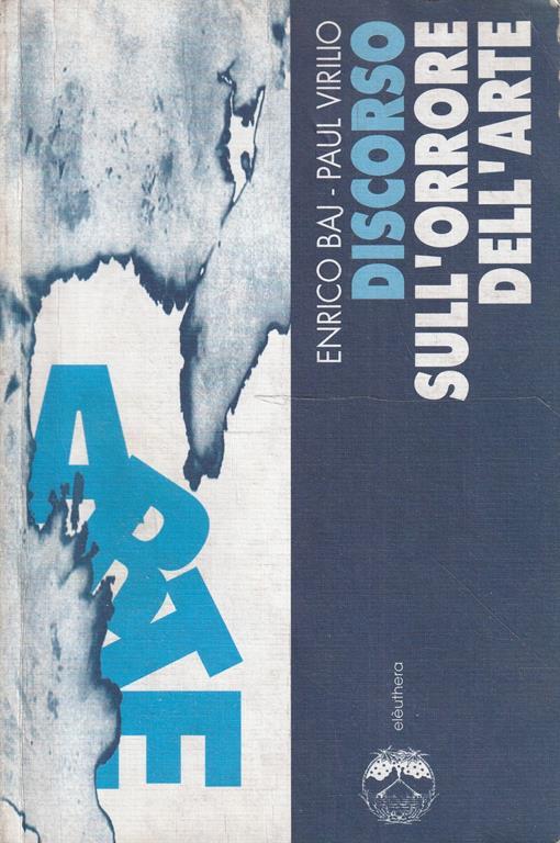 Discorso sull'orrore dell'arte - copertina