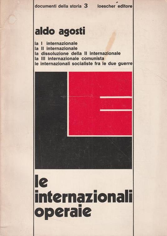 Le internazionali operaie - copertina