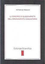 Il principio di sussidiarietà nell'ordinamento comunitario