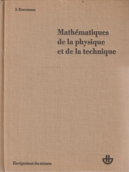 Mathématiques de la physique et de la technique - copertina