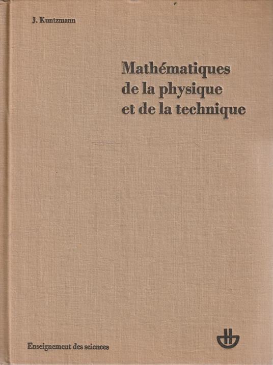 Mathématiques de la physique et de la technique - copertina