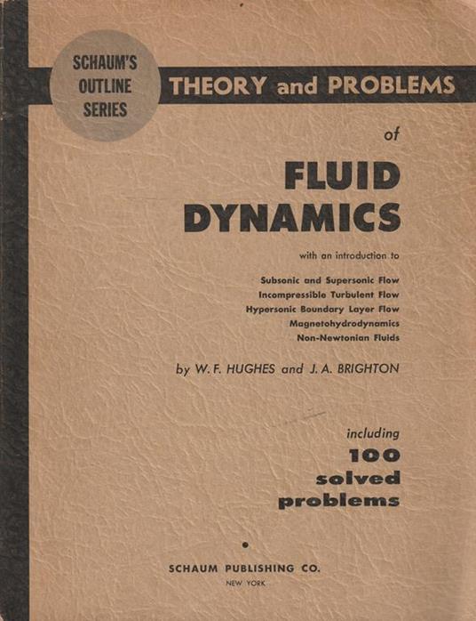 Theory and problems of fluid dynamics - copertina