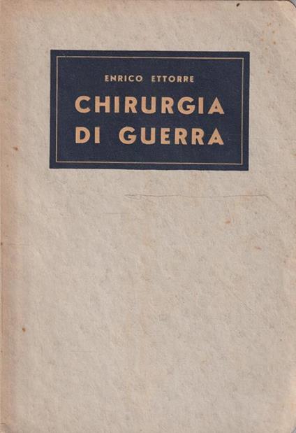 Chirurgia di guerra - copertina
