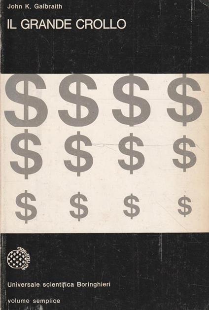Il grande crollo - John K. Galbraith - copertina