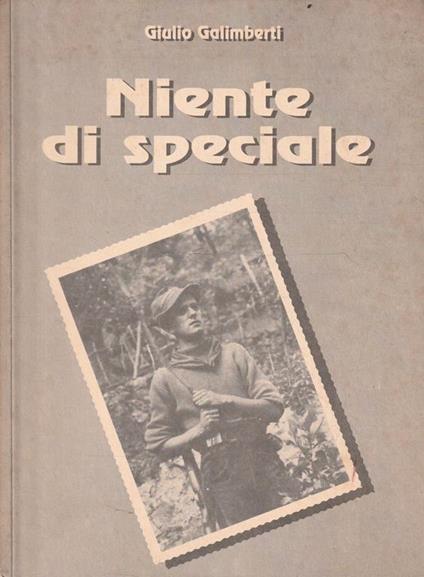 Niente di speciale di Giulio Galimberti - A. Galimberti - copertina