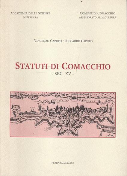Statuti di Comacchio Sec. XV - copertina