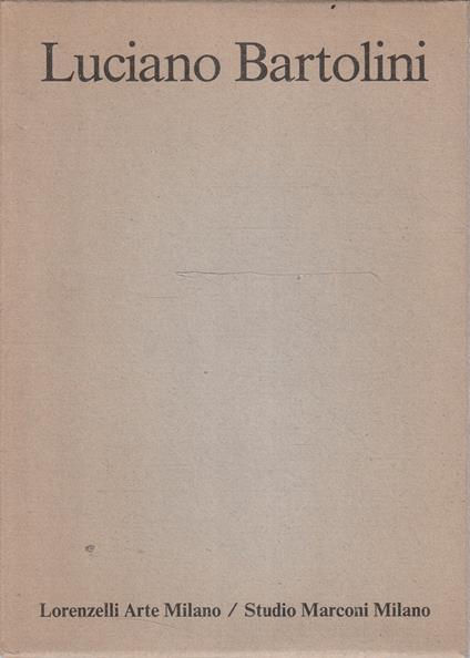 Luciano Bartolini - copertina