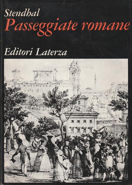Passeggiate romane - Stendhal - copertina
