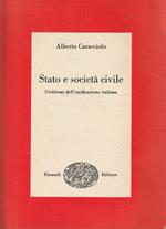 Stato e società civile. problemi dell'unificazione italiana