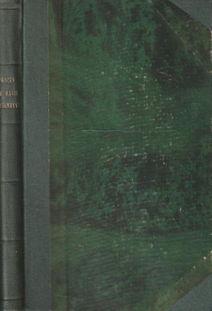 Note Historique sur le proces de Marie-Antoinette d'Autriche, Reine de France, et de Madame Elisabeth de France au Tribunal Revolutionnaire - copertina