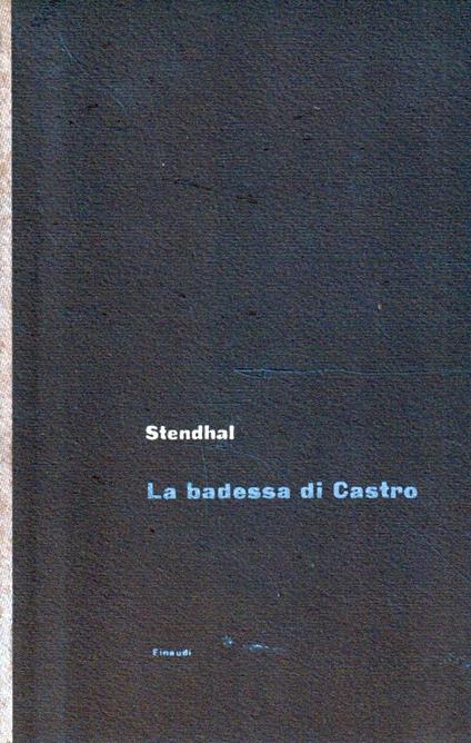 La badessa di Castro - Stendhal - copertina