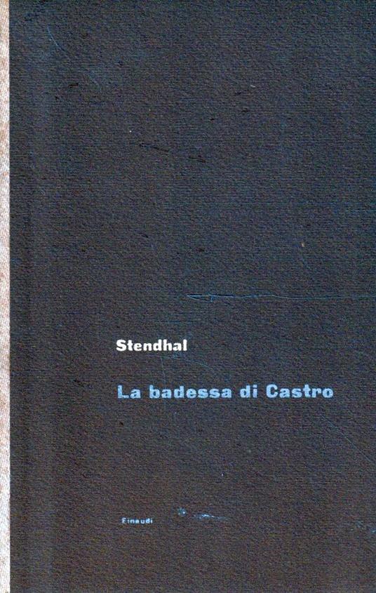 La badessa di Castro - Stendhal - copertina