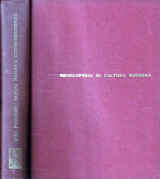 Teatro italiano contemporaneo 1945-1959 - Vito Pandolfi - copertina