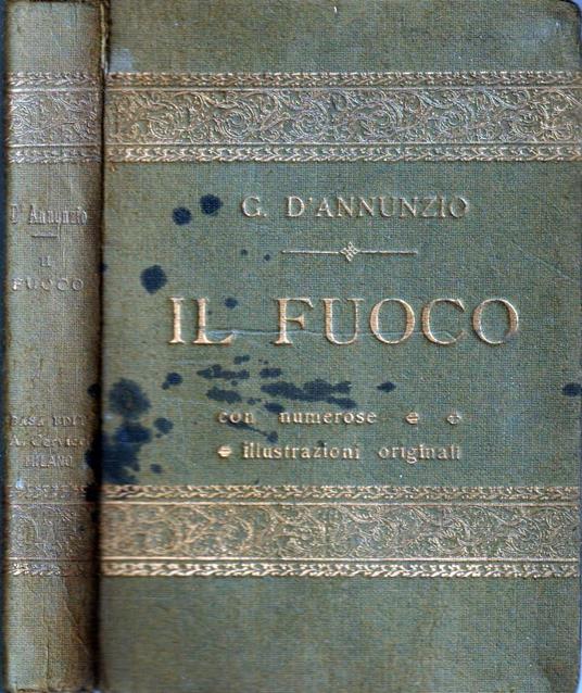 Il fuoco - Gabriele D'Annunzio - copertina