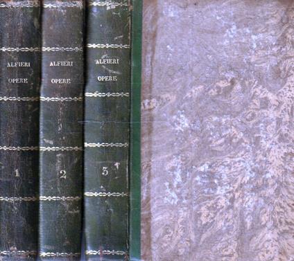 Tragedie di Vittorio Alfieri - Vol. I-II-III - Vittorio Alfieri - copertina