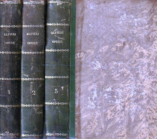 Tragedie di Vittorio Alfieri - Vol. I-II-III - Vittorio Alfieri - copertina