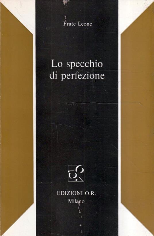 Lo specchio di perfezione - Leone Frate - copertina