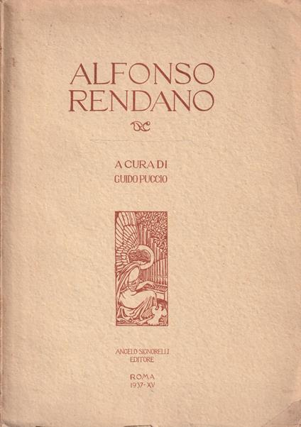 Alfonso Rendano - copertina