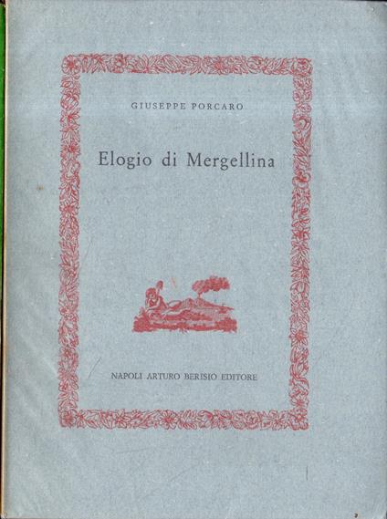 Elogio di Mergellina - Francesco Alvino - copertina