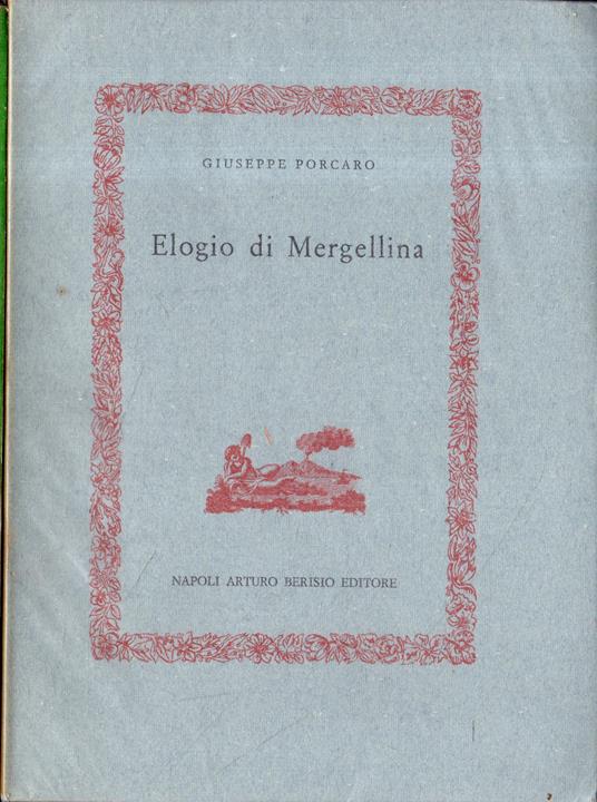 Elogio di Mergellina - Francesco Alvino - copertina