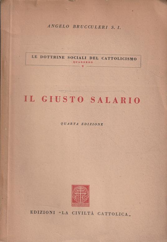 Il giusto salario - copertina