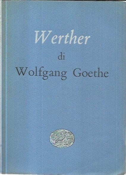 Werther - Johann Wolfgang Goethe - copertina