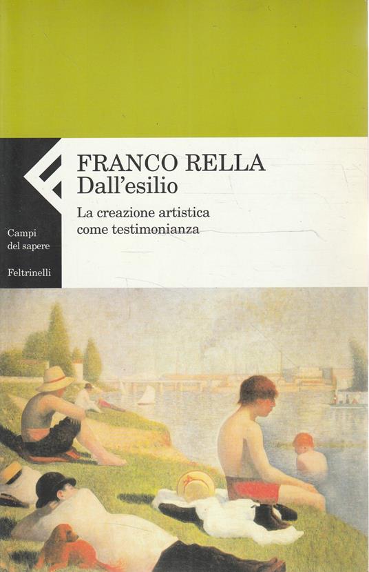 Dall'esilio : la creazione artistica come testimonianza - Franco Rella - copertina