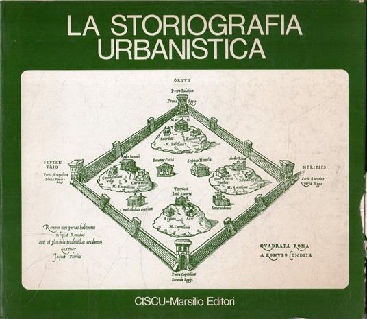 La storiografia urbanistica - V. Martinelli - copertina