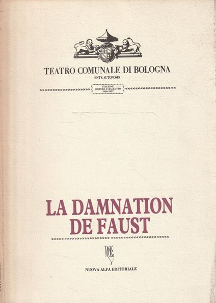 La Damnation de Faust - copertina
